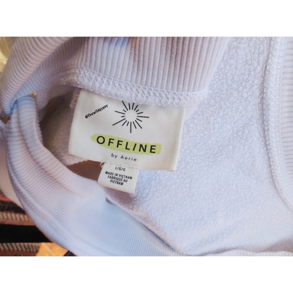 Aerie beachy twist back oversized sweater 🌊 - Picture 4 of 5